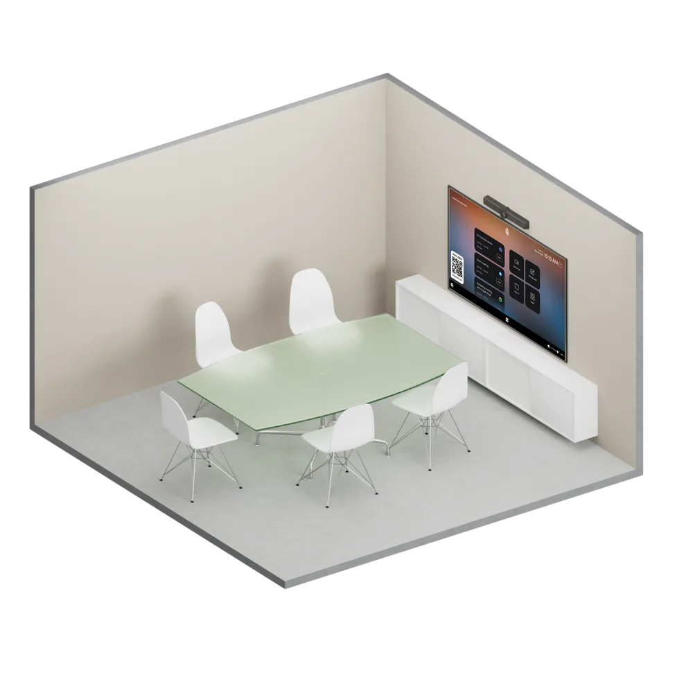 Designed for mid-sized collaboration spaces