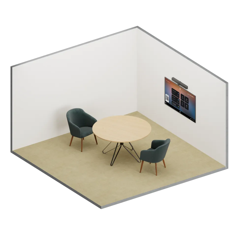 Ideal for small meeting rooms