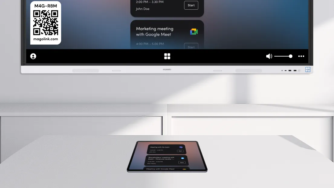 The Mago Controller app on a Huawei MatePad