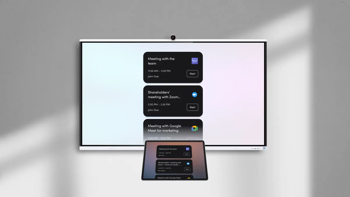 Mago Pro running on the Huawei OPS of an IdeaHub