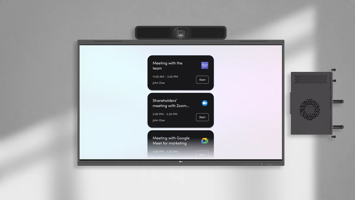 Mago Pro running on the OPS of an LG CreateBoard