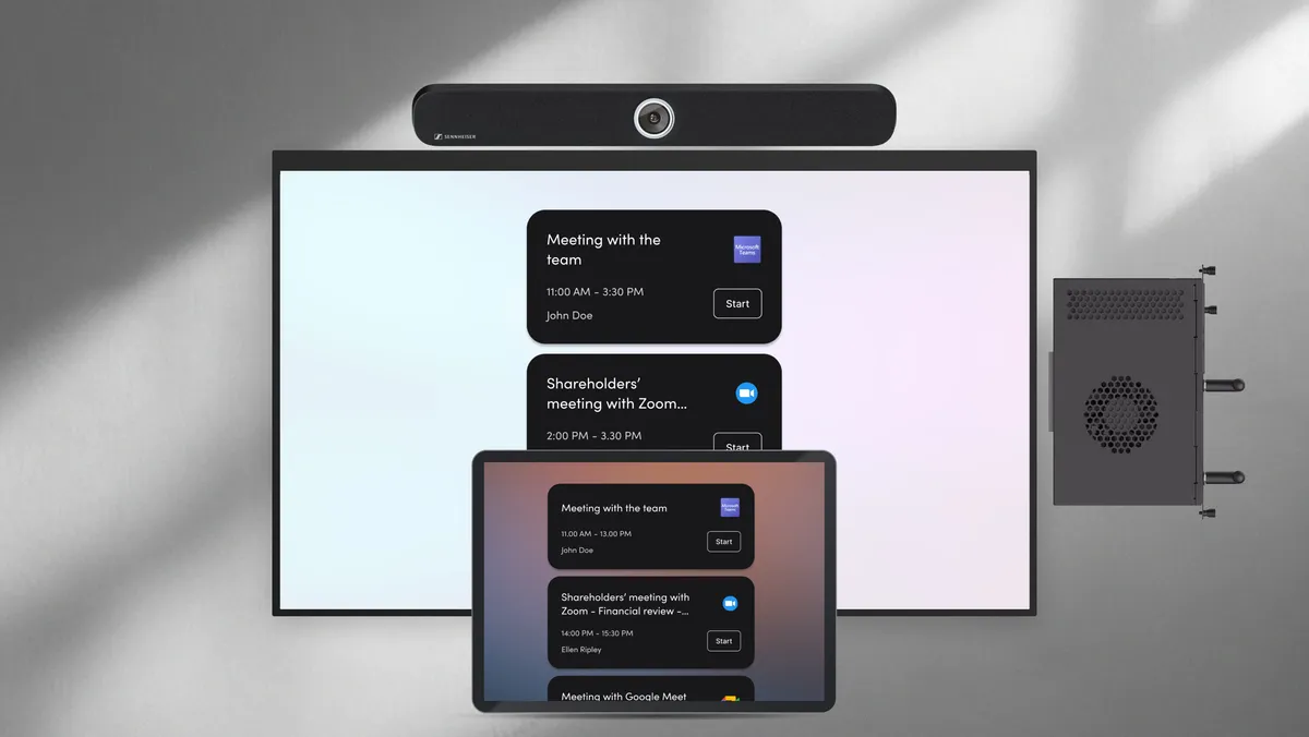 Mago Pro running on the in-room system