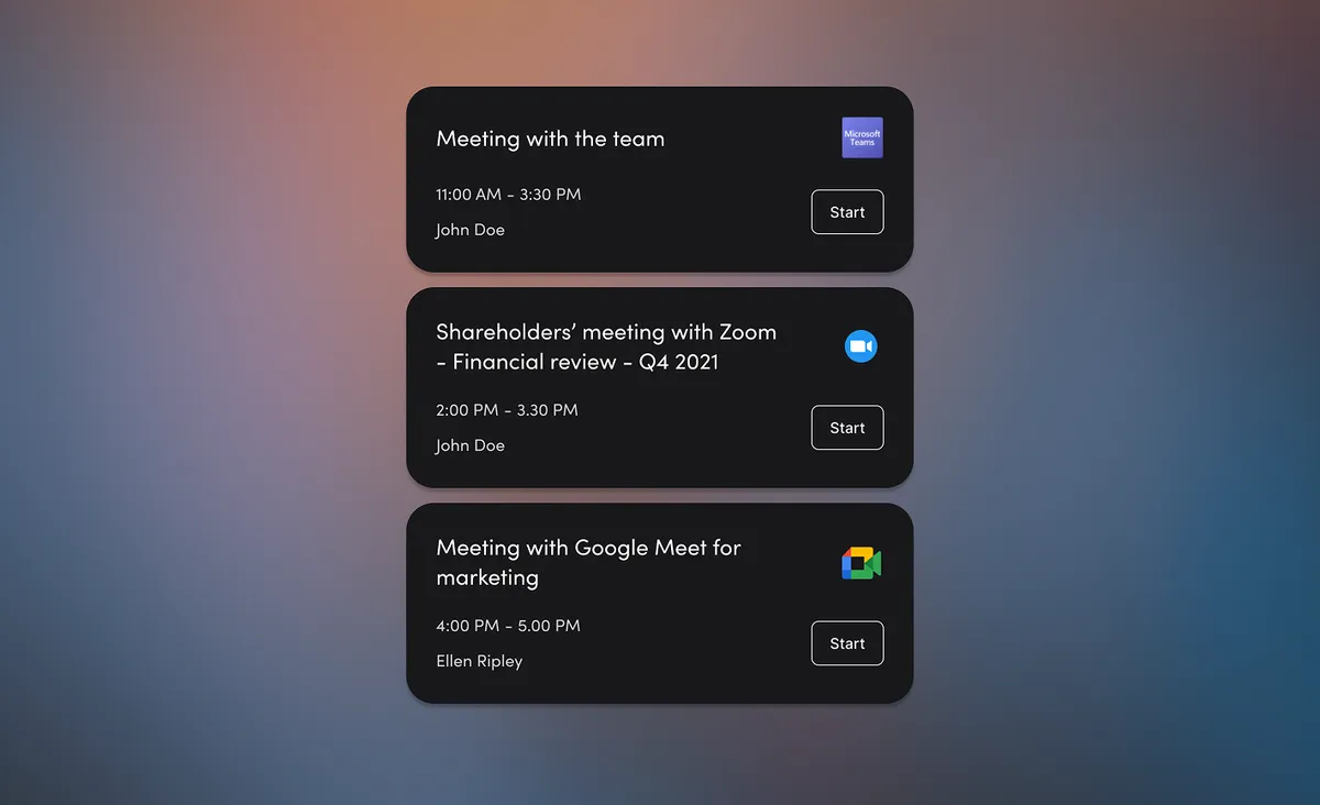 One-tap join on a Neat device