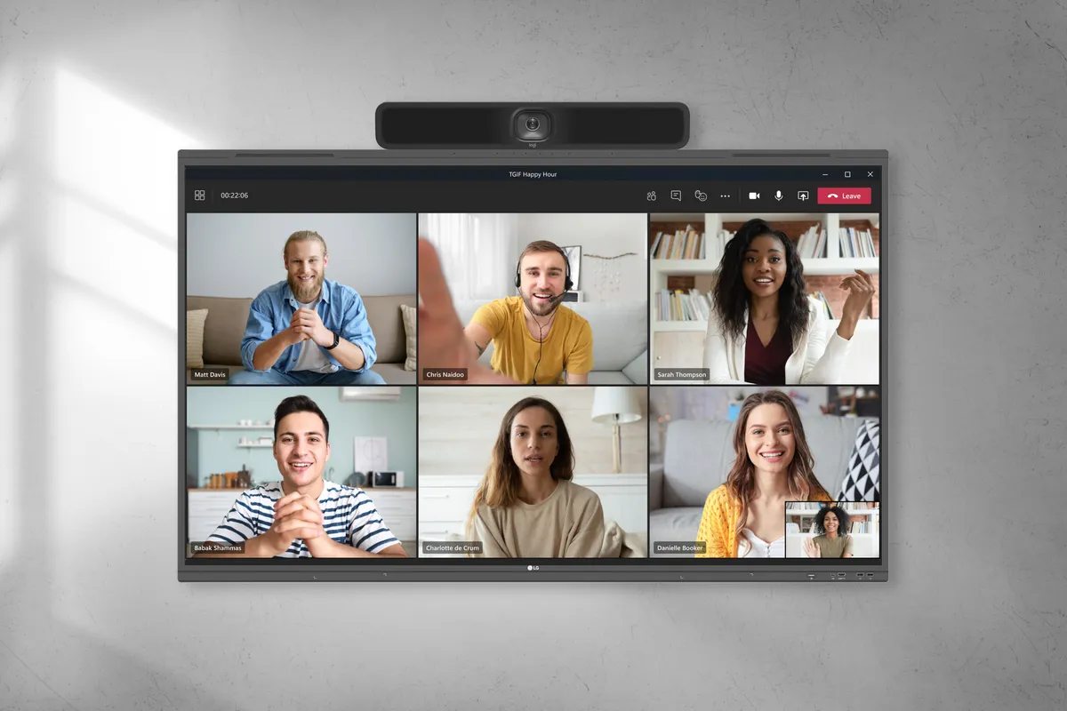 A video call on Mago Board