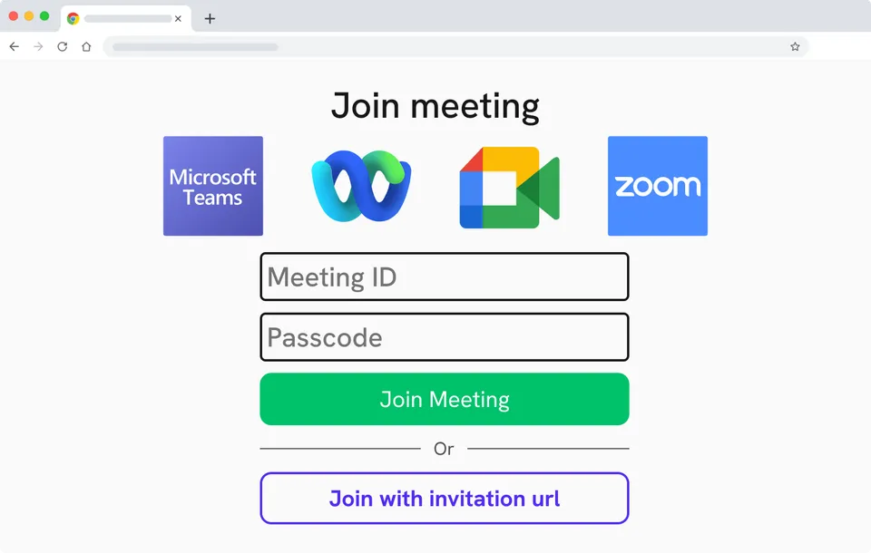 Join with browser