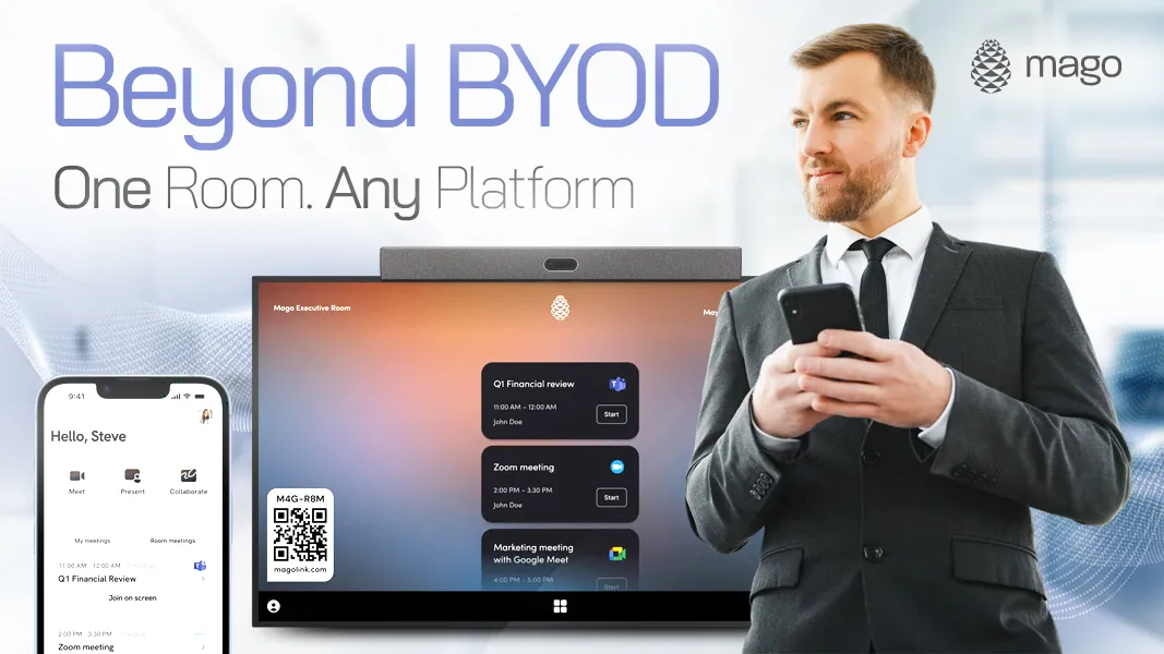 Why Mago is a Better Alternative to BYOD Meeting Room Solutions