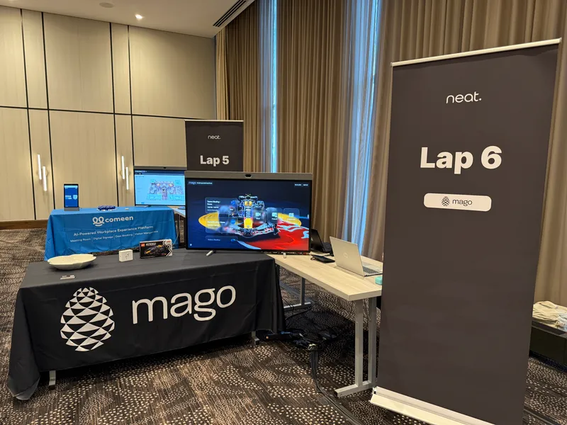 Mago and Neat booth setup at the Experience Neat 2026 US roadshow in Milwaukee