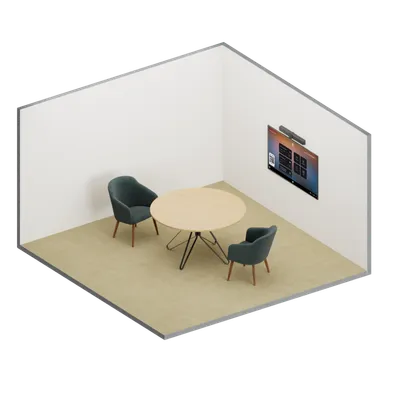 ideal for small meeting rooms